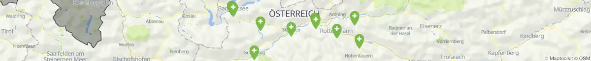 Kartenansicht für Apotheken-Notdienste in der Nähe von Selzthal (Liezen, Steiermark)